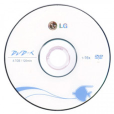 Диск DVD-R LG 4.7Gb 16x